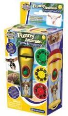Productafbeelding Brainstorm Taschenlampe und Projektor - Lustige Tiere (12 cm)