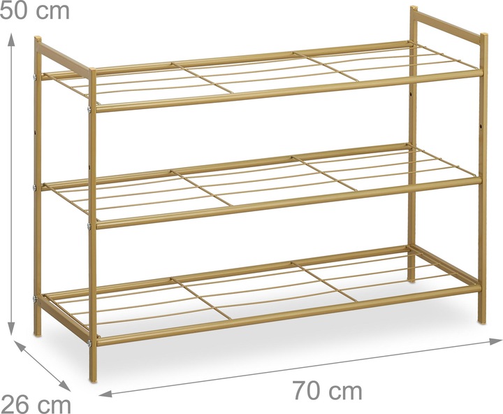 Actual product image Relaxdays Baylee (70 x 26 x 50 cm)