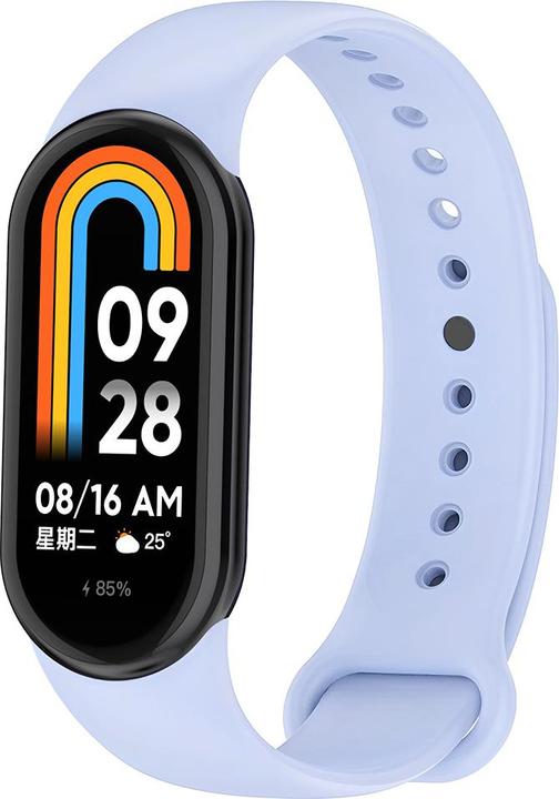 Produktbild Techsuit - Watchband (W014) - Xiaomi Mi Band 8 / 8 NFC / 9 / 9 NFC / 10 - Serenity Blue (Silikon)