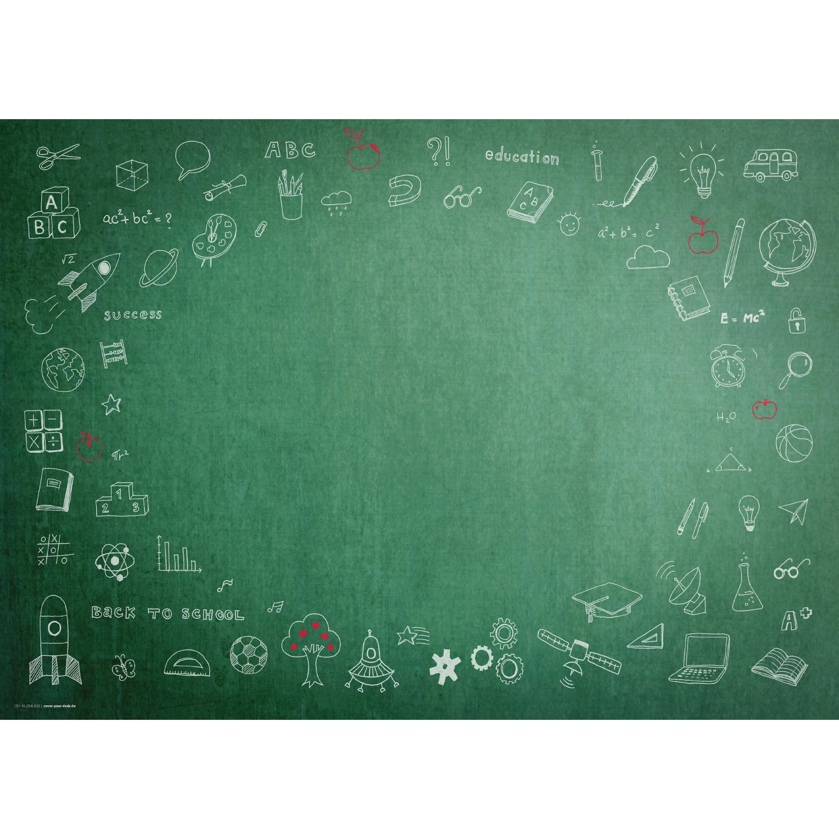 CoverYourDesk, Unterlage, Schreibtischunterlage Back to School