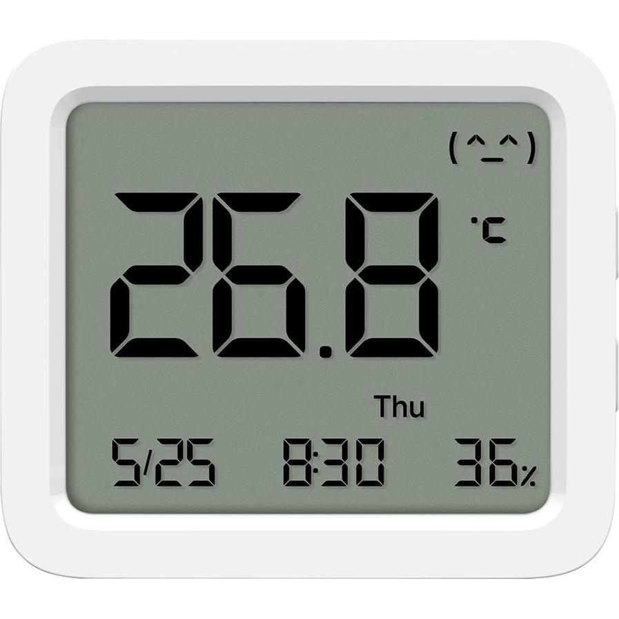 Xiaomi Smart Temperature and Humidity Monitor 3, Thermometer + Hygrometer, Weiss