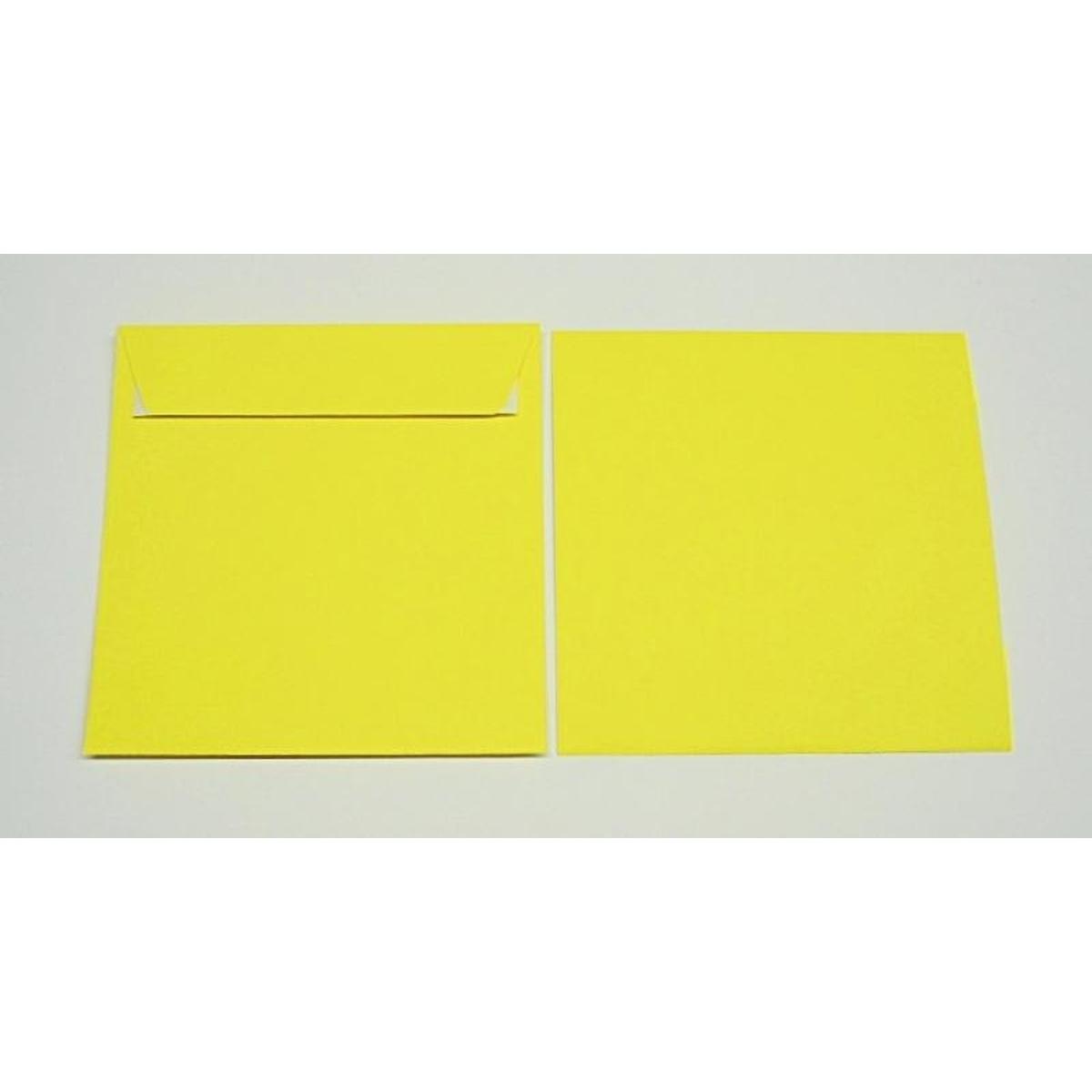 Thumbnail - Blanke, Briefumschlag, Briefumschläge 160x160mm 120g/qm haftklebend VE=100 Stück schwefelgelb (100 x)