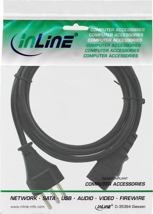 Produktbild InLine Netzkabel (0.50 m)