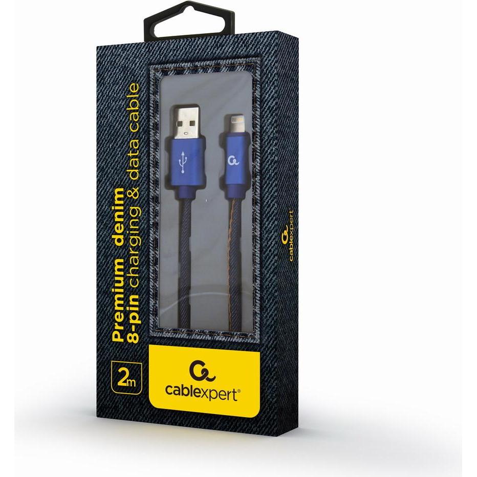Thumbnail - Gembird USB 2.0 BIS 8-PIN-KABEL CC-USB2J-AMLM-2M-BL LADEN (2 m, USB 2.0), USB Kabel