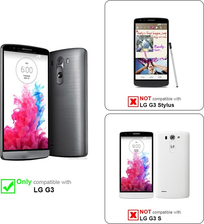 Image du produit Cadorabo Chaîne de téléphone portable pour LG G3 Necklace Coque