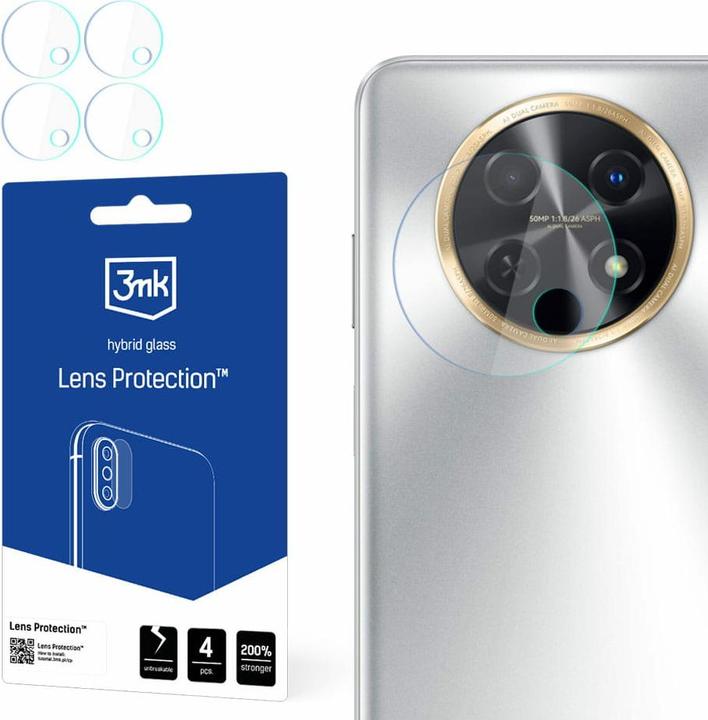 Actual product image 3MK hybrid glass Lens Protection for camera for Huawei Nova Y91 (1 pcs., Nova)