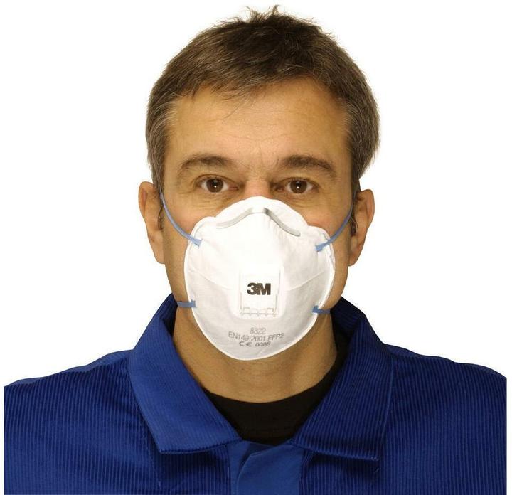 Actual product image 3M Comfort fine dust mask 8822 (FFP2, 3 x)