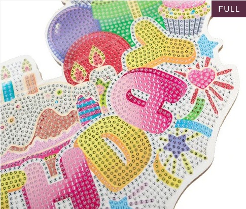 Immagine prodotto Craft Buddy Ghirlanda artistica di cristallo - Compleanno 30 cm (Inglese)