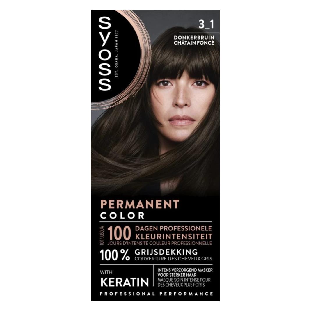 Syoss, Haarkleur, Colors 3-1 Dark Brown Hair Color