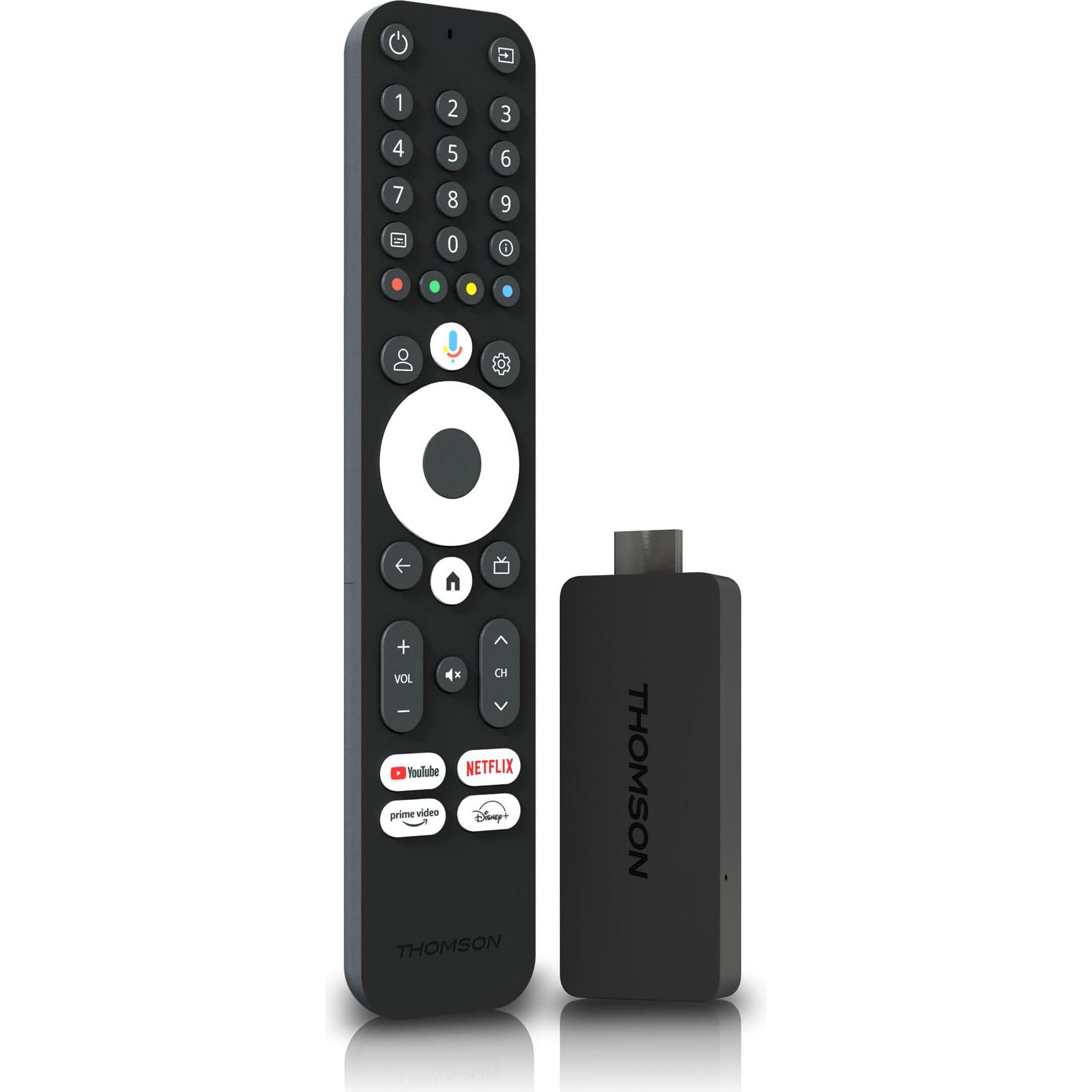 Thomson Streaming USB-Stick: 4K UHD Google TV (8 GB, iOS 12) (145G)