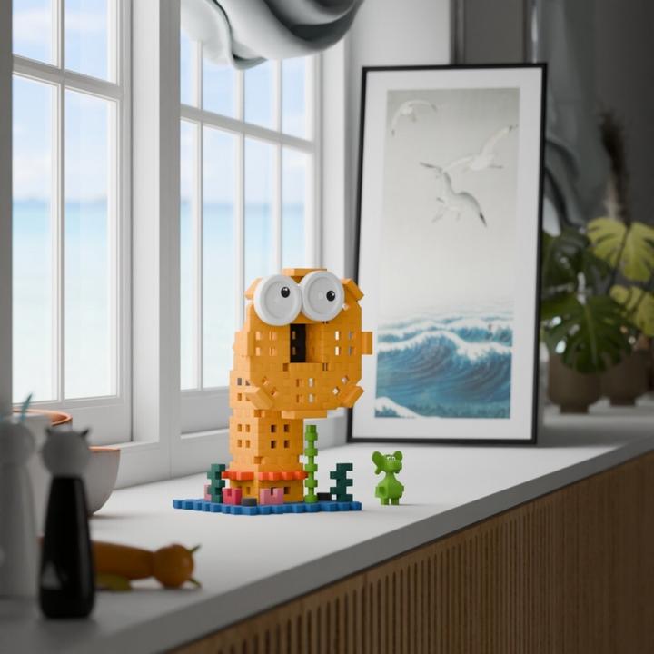 Produktbild Marioinex Mini-Waffel 60 Stück Diplodocus Drache und Meeresnixe