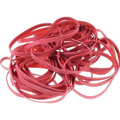 Office Depot, Gummiband, Gummibänder 5 mm 60 mm Rot 500 g (1 Stk.)