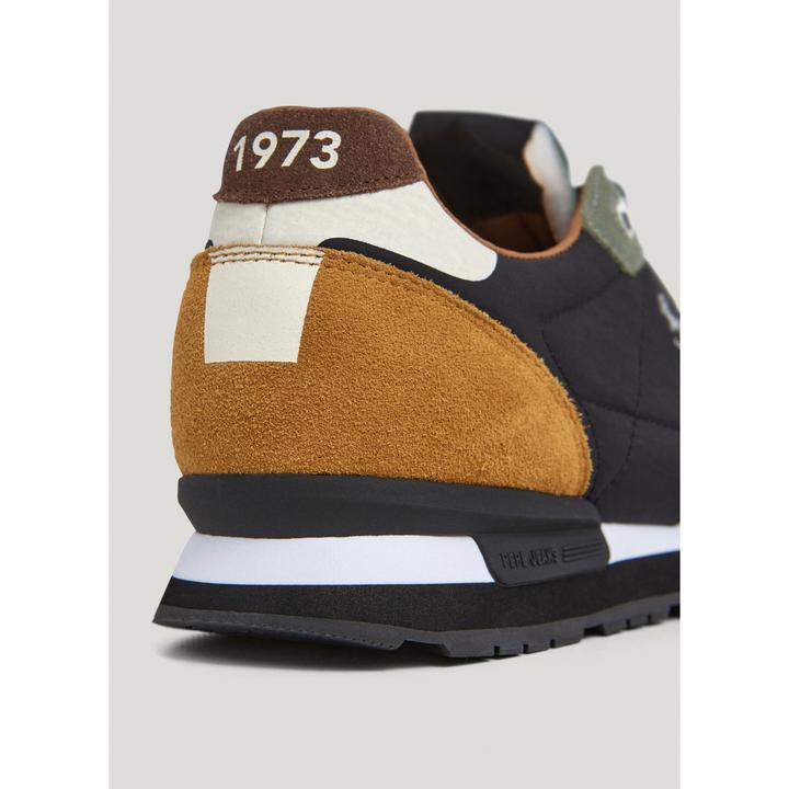 Image du produit Pepe Jeans Herren Sneaker Brit Prints Braun (41)