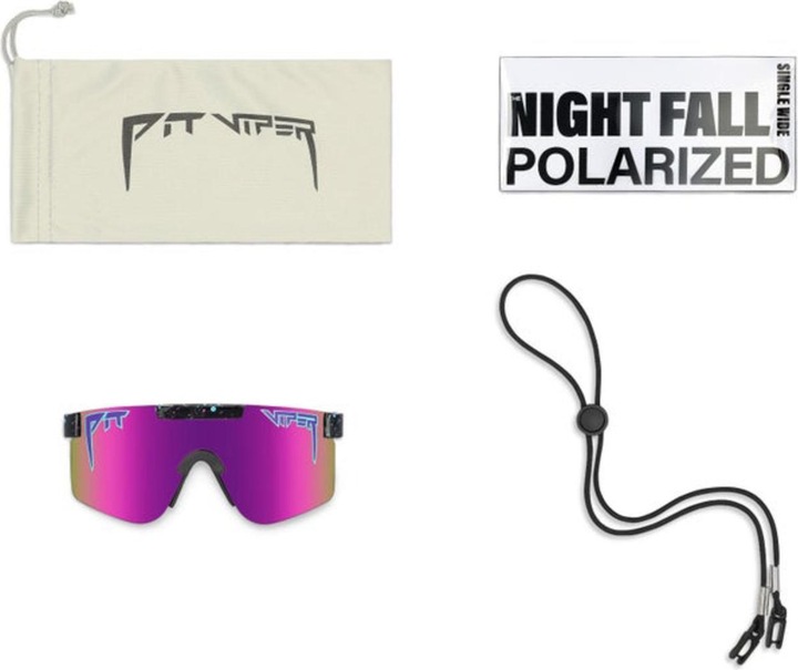 Actual product image Pit Viper The Night Fall (Black, Violet)