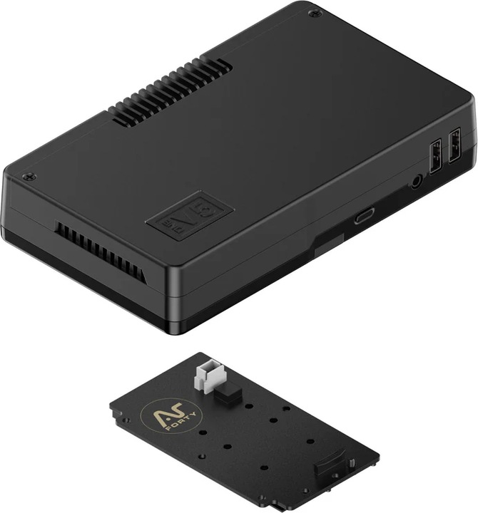Actual product image ONE V5 case with PCIe expansion for Raspberry Pi 5