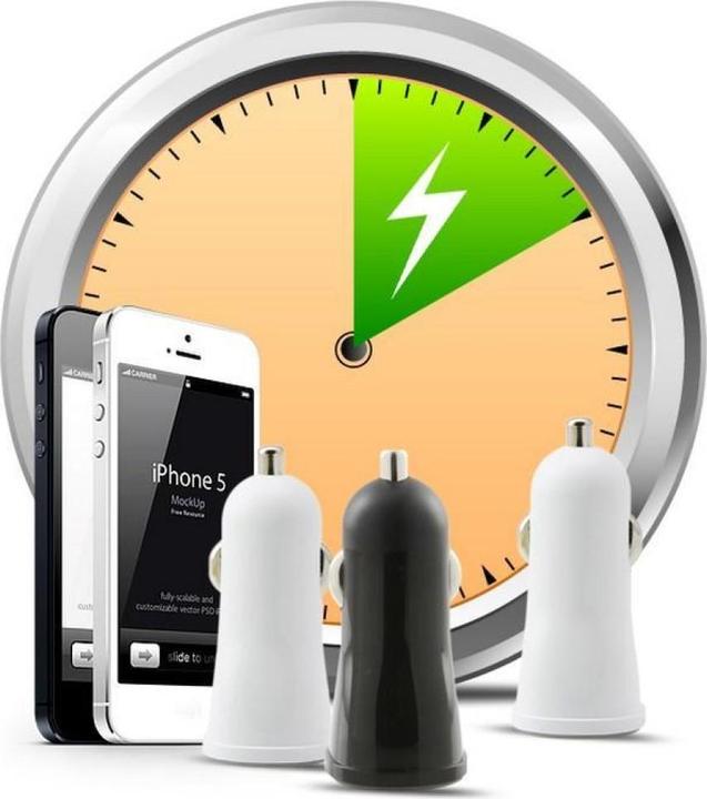 Productafbeelding Techly 305274 USB-lader voor in de auto 12