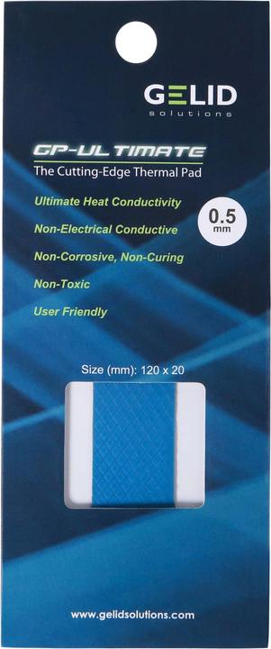 Productafbeelding Gelid Oplossingen TP-GP04-R-B Thermische Paste Thermische Pads (1 mm, 15 W/m K)