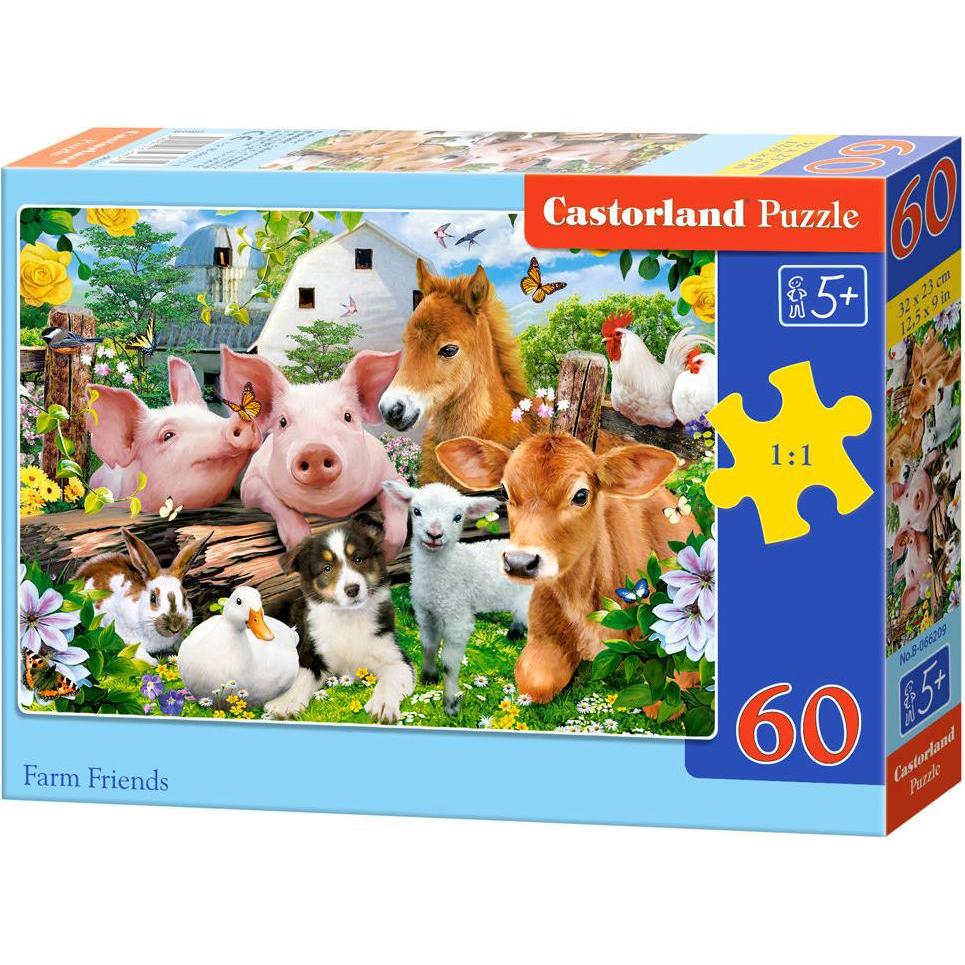 Castorland Farm Friends, Puzzle 60 Teile (60 Teile)