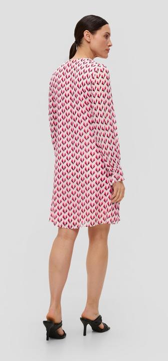 Produktbild s.Oliver Kleid Chiffonkleid mit V-Ausschnitt (32)