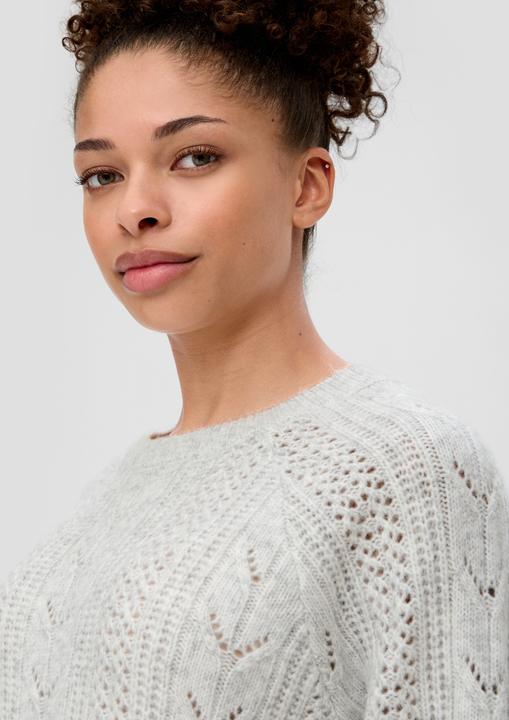 Actual product image s.Oliver Strickpullover Pullover mit Strickmuster (M)