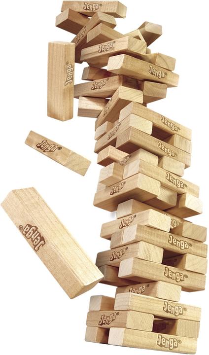 Actual product image Hasbro Gaming Jenga Classic (French, German, Italian, 1 - 4 Players)