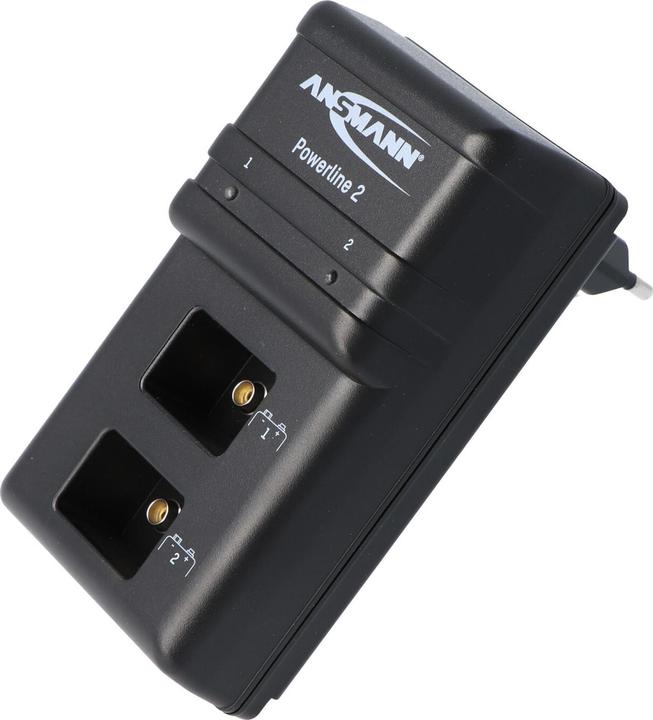 Immagine prodotto Ansmann Stromleitung 2 (2 pz., 9V Block, Caricabatterie senza batteria)