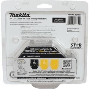 Actual product image Makita Tool battery BL1850B 197280-8 (18 V)