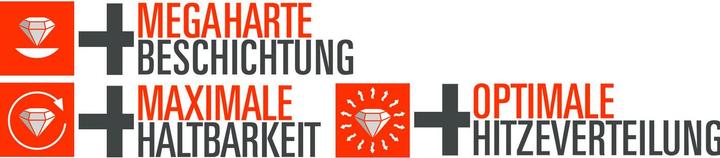 Produktbild Ceraflon Pfannen-Set, silber, 3-teilig (Pfannenset + Topfset)