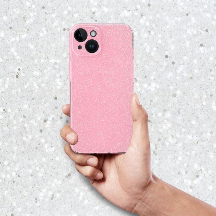 Actual product image OEM Back panel cover CLEAR CASE 2 mm BLINK for IPHONE 17 Pro Max pink (Apple iPhone 17 Pro Max)