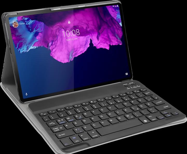 Actual product image Cazy Keyboard cover compatible with Lenovo Tab P11/P11 5G/P11 Plus - Protective case with magnetic (DE, Tab P11, Tab P11 5G, Tab P11 Plus)