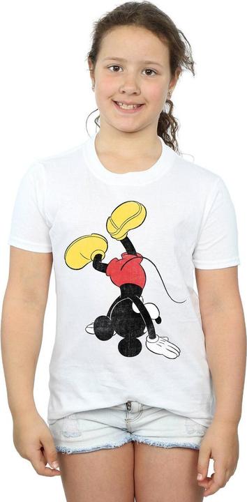 Actual product image Disney Girls Mickey Mouse Upside Down Cotton T-Shirt (152, 158)