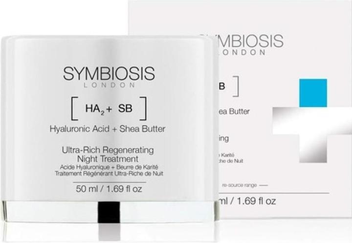 Symbiosis Ultra-reichhaltige regenerierende Nachtbehandlung mit Hyaluronsäure und Shea Butter (50 ml)
