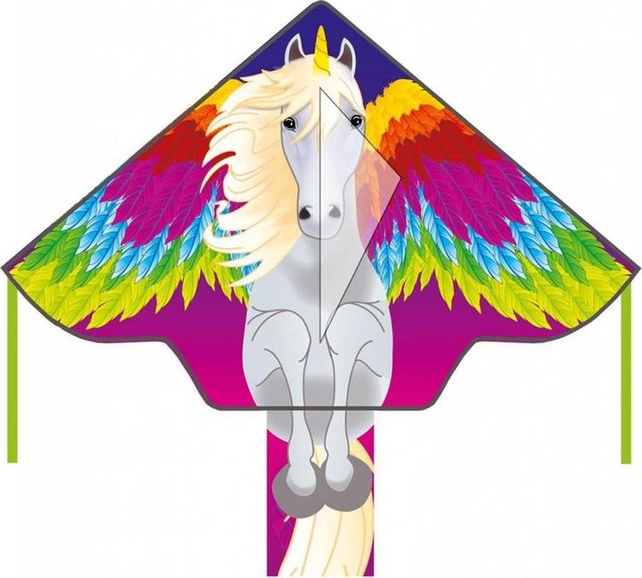 Invento Kite Simple Flyer Pegasus 120x75 cm, from 5 years, incl. handle with 25 m cord