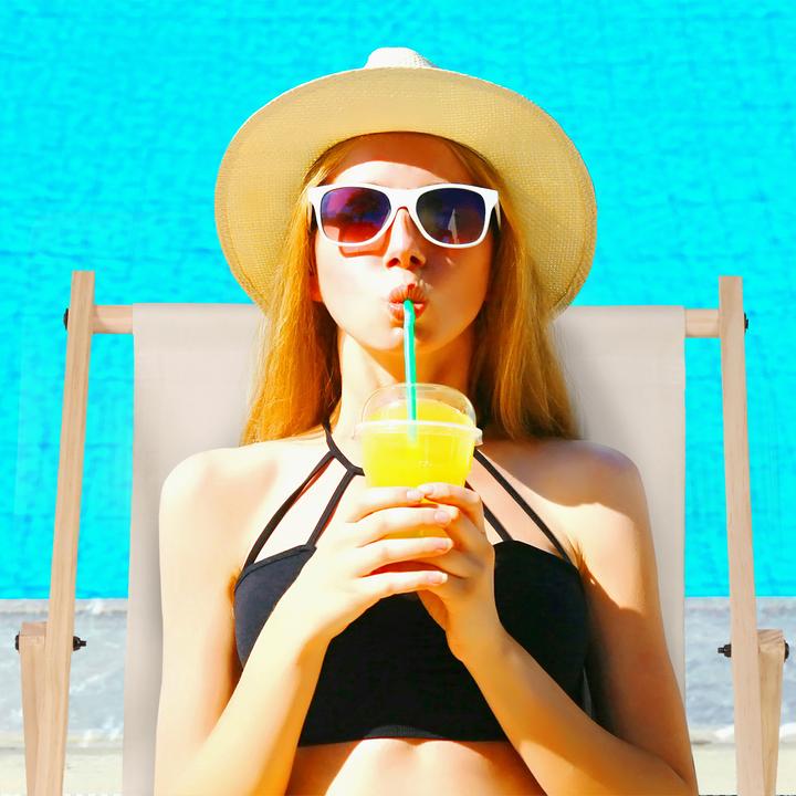 Actual product image Relaxdays Wooden Deckchair, Folding (93.50 cm)