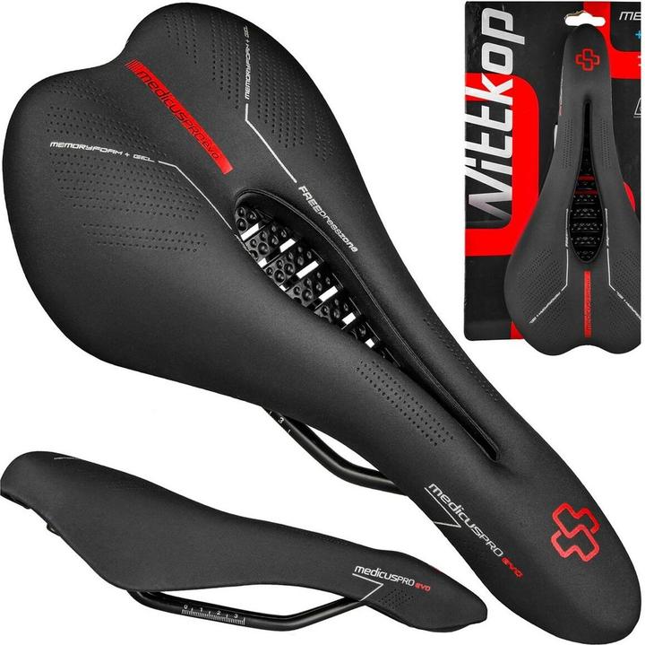 Actual product image Wittkop Medicus PROevo 7.0 MTB bike saddle