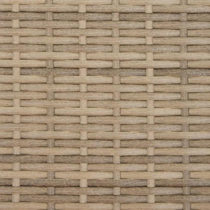 Produktbild VidaXL Gartensofa 2-Sitzer mit Dach und Hockern