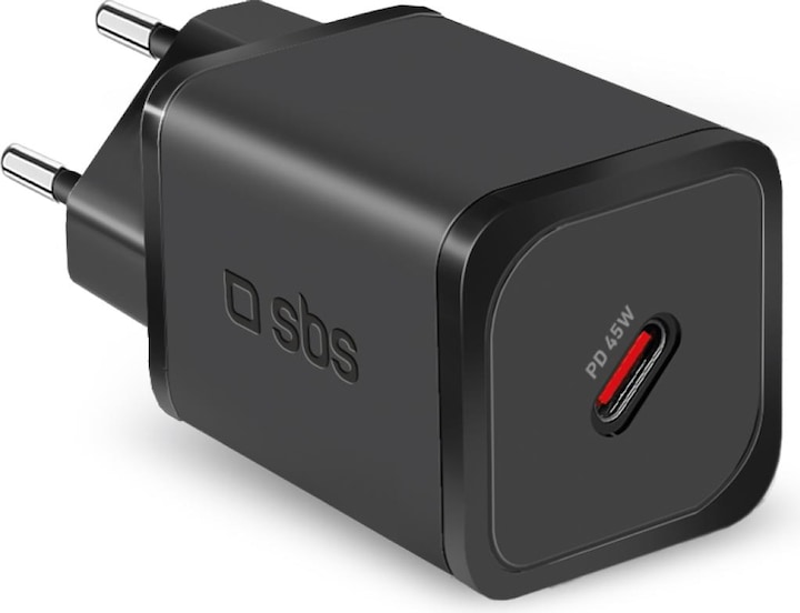 Immagine prodotto SBS Caricabatterie GaN USB-C PD 45W nero (45 W)