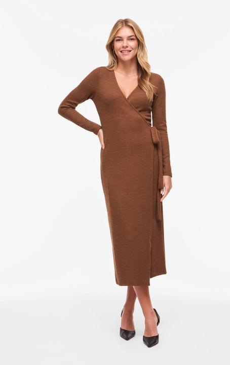 Produktbild Vila VIRAFFI Midi Kleid mit V-Ausschnitt (M)