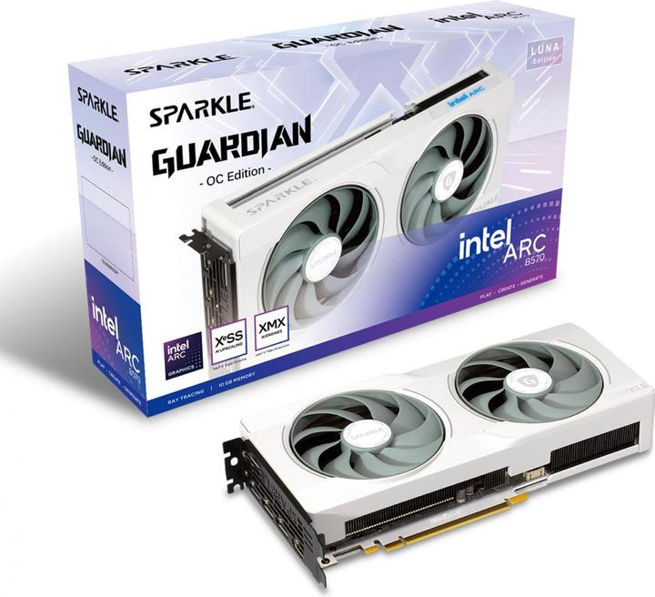 Actual product image Sparkle Arc B570 GUARDIAN Luna OC (10 GB)