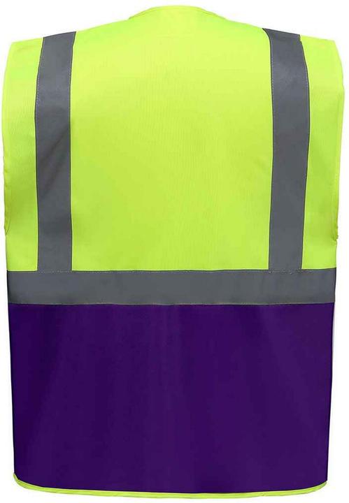 Actual product image Yoko Unisex Adult Executive Hi-Vis Waistcoat (XXL)