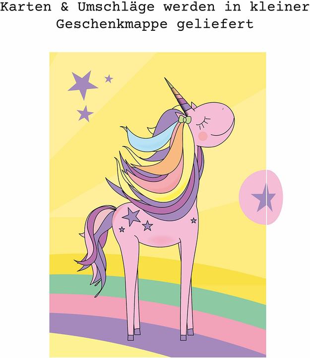Immagine prodotto Biglietti d'invito di compleanno unicorno (12 pz.)