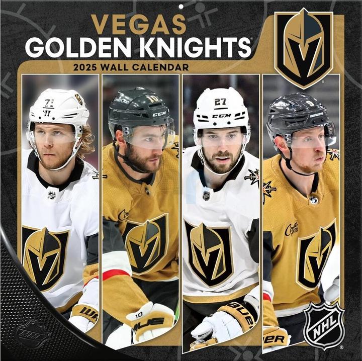 Image du produit NHL - Vegas Golden Knights - Calendrier mural d'équipe 30,5 x 30,5 cm 2025 (30,5 x 30,5 cm, Français, Italien, Espagnol, Allemand, Anglais)