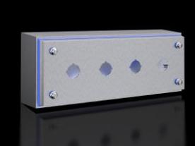 Actual product image Rittal HD push-button housing HD 1684600Stainless steel 1.4301 4 push-buttons O 22.5mm