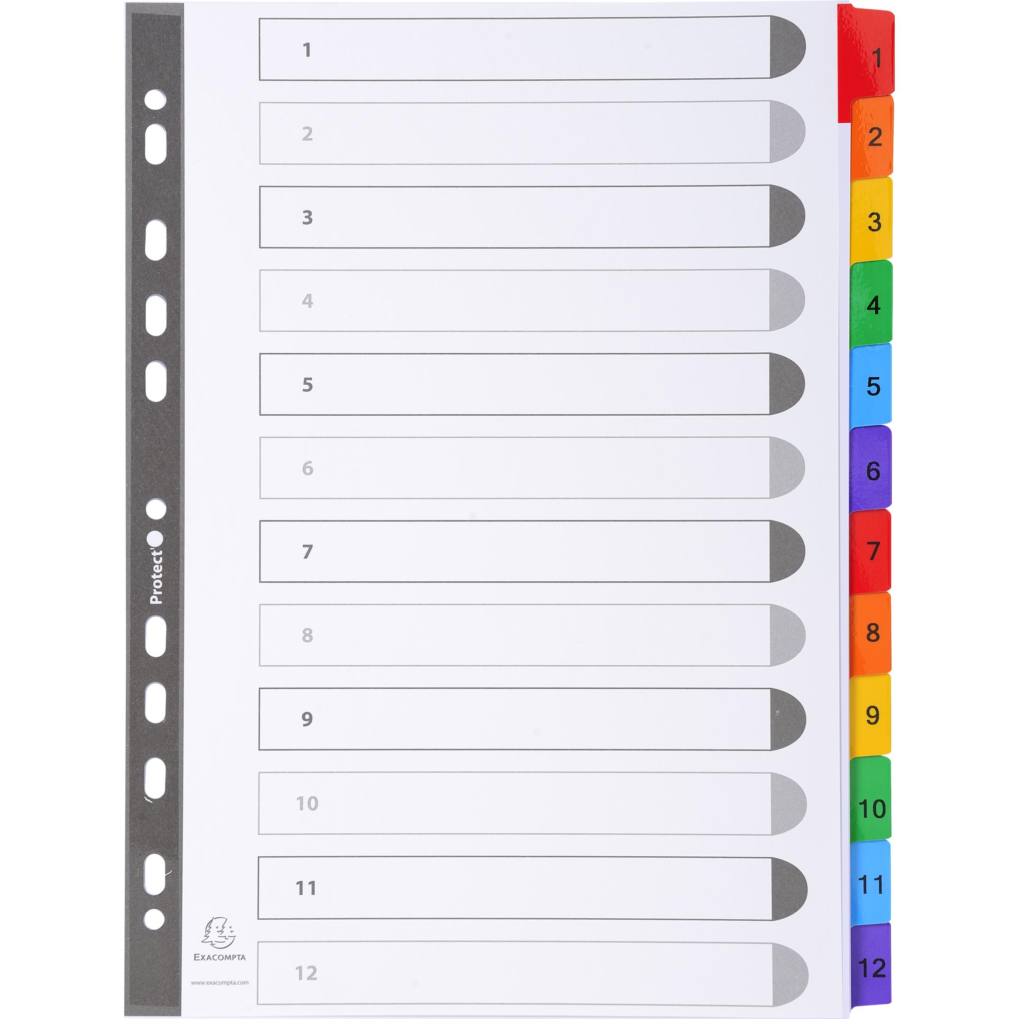 Exacompta, Ordner Zubehör, Register