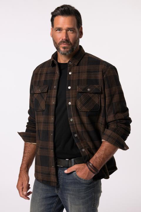 Image du produit JP1880 JP 1880 Karofleece-Overshirt, Workwear, Webfell-Futter, bis 7 XL (5XL)