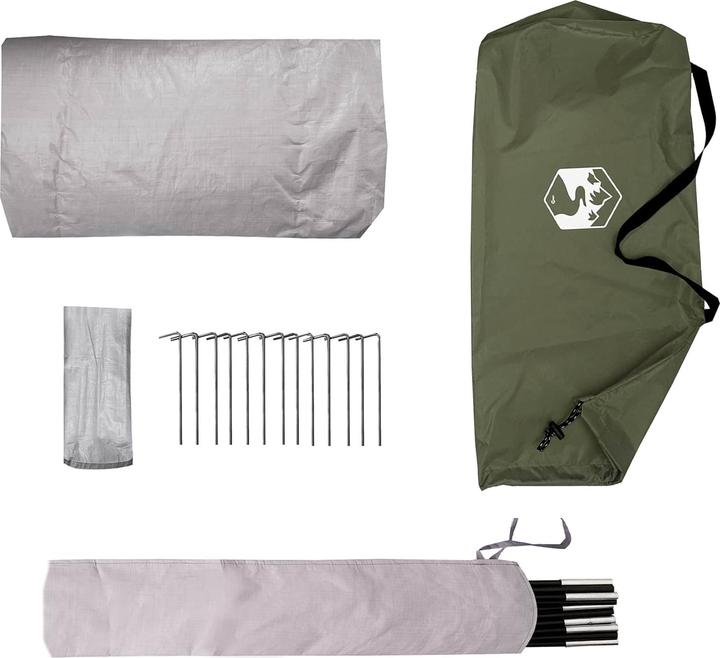 Produktbild vidaXL Trekkingzelt (3.10 kg, 4 Personen)
