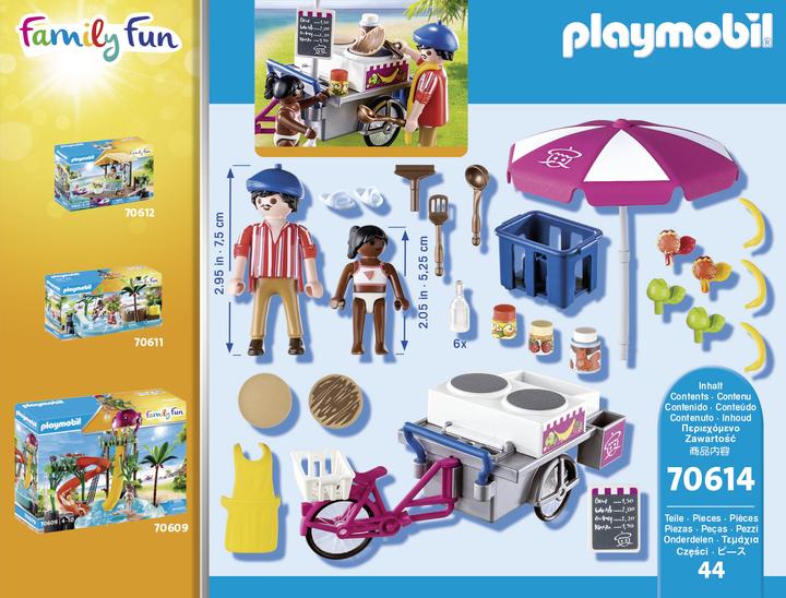 Image du produit Playmobil Vente de crêpes mobiles (70614, Playmobil Family Fun)