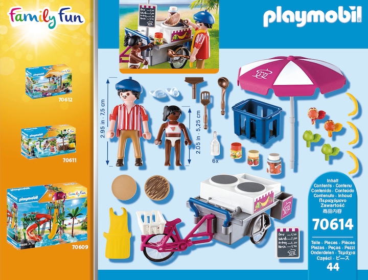 Produktbild Playmobil Mobiler Crêpes-Verkauf (70614, Playmobil Family Fun)
