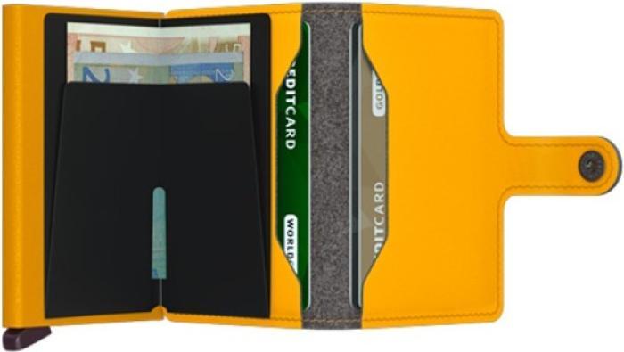 Actual product image Secrid Credit Card Case Miniwallet Yard Ochre