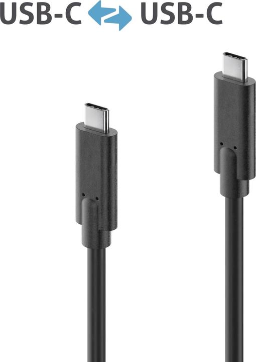 Produktbild Purelink USB C – USB C (1 m, USB 3.1, 60 W)